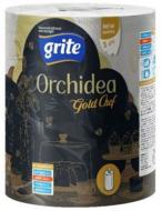 Паперові рушники Grite Orchidea Gold Chef тришаровий 1 шт. Паперові рушники Grite Orchidea Gold Chef тришаровий 1 шт.