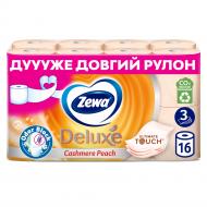 Туалетная бумага Zewa Deluxe с ароматом персика трехслойная 16 шт.