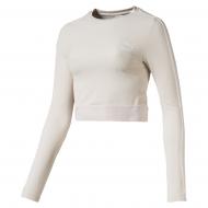 Футболка Puma Classics Rib LS Top 59519623 р.XS белый