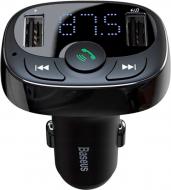 FM-трансмітер BASEUS T Type MP3 Car Charger S-09A Black (CCTM-01)