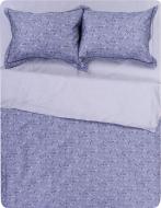 Комплект постільної білизни Smoky 2 темно-сірий з білим Lameirinho