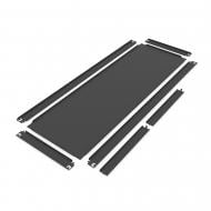 Полиця для стелажа 1100x600 мм Меткас Бюджет антрацит метал полиці 1 шт.