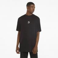 Футболка Puma Classics Relaxed Splitside Tee 53357301 р.L черный Футболка Puma Classics Relaxed Splitside Tee 53357301 р.L черный