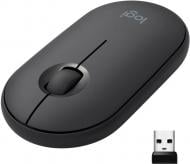 Мишка Logitech Pebble M350 Wireless Mouse graphite (910-005718)