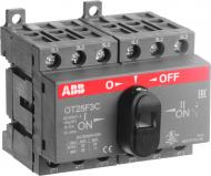 Реверсивный рубильник  ABB 1-0-2 OT25F3C 25 А 690 В 1SCA104863R1001