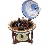 Глобус-бар Карта мира 33 см на 4-х ножках кремовый (33006NCG33)