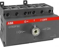 Реверсивный рубильник  ABB 1-0-3 OT63F3C 63 А 690 В 1SCA105338R1001