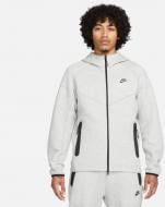 Джемпер Nike M NK TCH FLC FZ WR HOODIE FB7921-063 р.XS сірий
