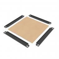 Полиця 400x400 мм Меткас Бюджет антрацит МДФ полиці 1 шт. фарбований