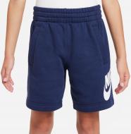 Шорты Nike K NSW CLUB FT SHORT HBR FD2997-410 р. XS синий Шорты Nike K NSW CLUB FT SHORT HBR FD2997-410 р. XS синий