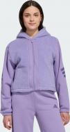 Джемпер Adidas JG FI 3S FZ HD KQ6162 р.140 фиолетовый