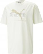 Футболка Puma ESS BETTER RELAXED GRAPHIC TEE 67329799 р.S бежевый