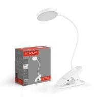 ВІТРИНА! Настільна лампа акумуляторна TITANUM LED 013W 1x7 Вт білий 28344 ВІТРИНА! Настільна лампа акумуляторна TITANUM LED 013W 1x7 Вт білий 28344