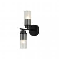 ВИТРИНА! Бра Miorro Scala металл/стекло 2x40 Вт E14 черный 51-311-072