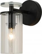 ВИТРИНА! Светильник настенный Sensio Aries 1x40 Вт E14 черный ALG-74590/1W