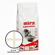 Затирка для плитки Mira Supercolour 116 5 кг молочно-серый Затирка для плитки Mira Supercolour 116 5 кг молочно-серый