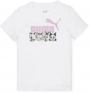 Футболка Puma ESS+ PUMA MATES TEE 67334602 р.164 білий