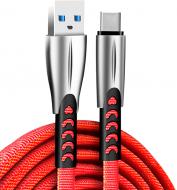 Дата-кабель ColorWay USB 2.0 AM - Type-C 1 м красный (CW-CBUC012-RD)