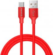 Дата-кабель ColorWay USB 2.0 AM to Type-C 2 м красный (CW-CBUC008-RD)