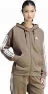 Джемпер Adidas W 3S FL FZ HD KF6273 р.L бежевый Джемпер Adidas W 3S FL FZ HD KF6273 р.L бежевый