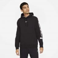 Джемпер Nike M NSW REPEAT FLC PO HOODIE BB DC8304-011 р. L черный