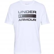 Футболка Under Armour UA TEAM ISSUE WORDMARK SS 1329582-100 р.M белый