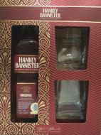Віскі Hankey Bannister Original + 2 брендовані склянки в коробці 0,7 л