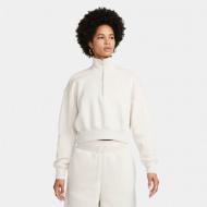 Джемпер Nike W NSW PHNX FLC QZ CROP DQ5767-104 р.XS-T бежевый