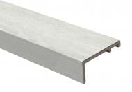 УЦІНКА! Лиштва телескопічна пластик (ПВХ) прямокутна ОМіС 8х80х2200 мм дуб білий (УЦ №2884)