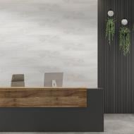 УЦІНКА! Плитка вінілова самоклейна Sticker Wall дерево біле 152х914х1,5 мм (СВП 009) (УЦ №2884)