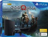 Ігрова консоль Sony PlayStation 4 Slim 1Tb God of War (9385172) black