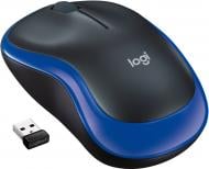 Мишка Logitech Wireless Mouse M185 black/blue (910-002239)