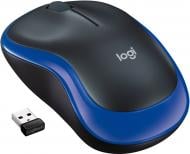 Мышка Logitech Wireless Mouse M185 black/blue (910-002239)