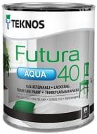 УЦЕНКА! Эмаль TEKNOS Futura AQUA 40 полуглянец 0,9л (УЦ №2884)