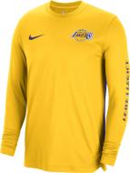 Футболка Nike LAL MNK DF LS TOP PREGM DX9436-728 р.L желтый