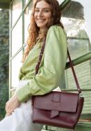 Сумка через плечо The Wings Nora бордовый TW-Nora-vin