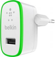 Мережевий зарядний пристрій Belkin USB HomeCharger USB 2.4Amp Белый (F8J040vfWHT)