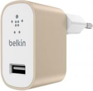 Сетевое зарядное устройство Belkin USB Mixit Premium USB 2.4Amp Gold (F8M731vfGLD)