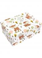 Коробка подарочная прямоугольная олененок 27х20х11 см