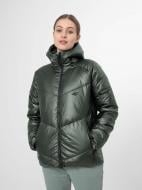 Куртка женская демисезонная 4F WOJACKET KUDP010 H4Z22-KUDP010-40S р.S темно-зеленая