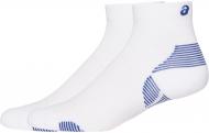 Шкарпетки Asics 2PPK CUSHION RUN QUARTER SOCK 3013A800-100 р.35-38 білий 2 пари шт.