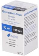 Цисплатин р-ну д/інф. 0.5 мг/мл по 100 мл №1 у флак. концентрат 1 мг