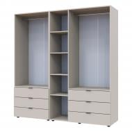 УЦЕНКА! Шкаф для одежды Doros Геллар 2+3ДСП 2034х1937х495 мм кашемир/кашемир (УЦ №2884)