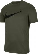 Футболка Nike M NK DRY LEG TEE SWOOSH CAMO CK4250-325 р.M камуфляж