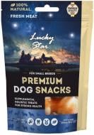 Лакомства полувлажные для собак Lucky Star роллы с мясом утки и щепы 4-5 см 85 г Лакомства полувлажные для собак Lucky Star роллы с мясом утки и щепы 4-5 см 85 г