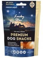 Ласощі напіввологі для собак Lucky Star Dental Care кісточки з куркою 65 г