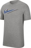Футболка Nike M NSW SS TEE SWOOSH CK4278-063 р.M серый