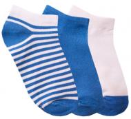 Комплект носков для мальчиков Duna детских 058 (3 шт.) р.22–24 голубой