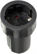 Розетка переносна Expert Exx-S04 із заземленням 16А IP44 чорний