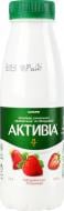 Біфідойогурт Активіа питний 1,5% полуниця 290 г